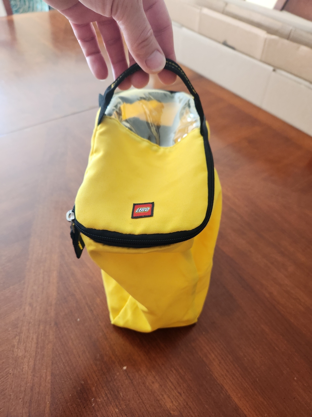 2009 LEGO Yellow Tote Bag with Top Handle